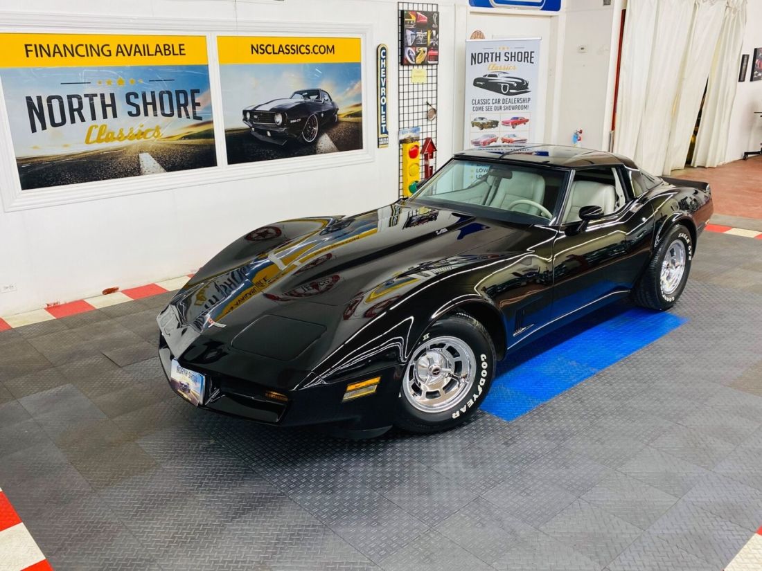 Chevrolet Corvette Black with 83,882 Miles, for sale! 1980 Chevrolet Corvette - L82 - T TOPS - ZZ4 CRATE ENGINE -