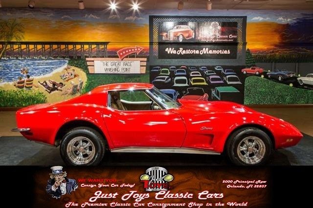 Chevrolet Corvette Red with 78,431 Miles, for sale! 1973 Chevrolet Corvette --