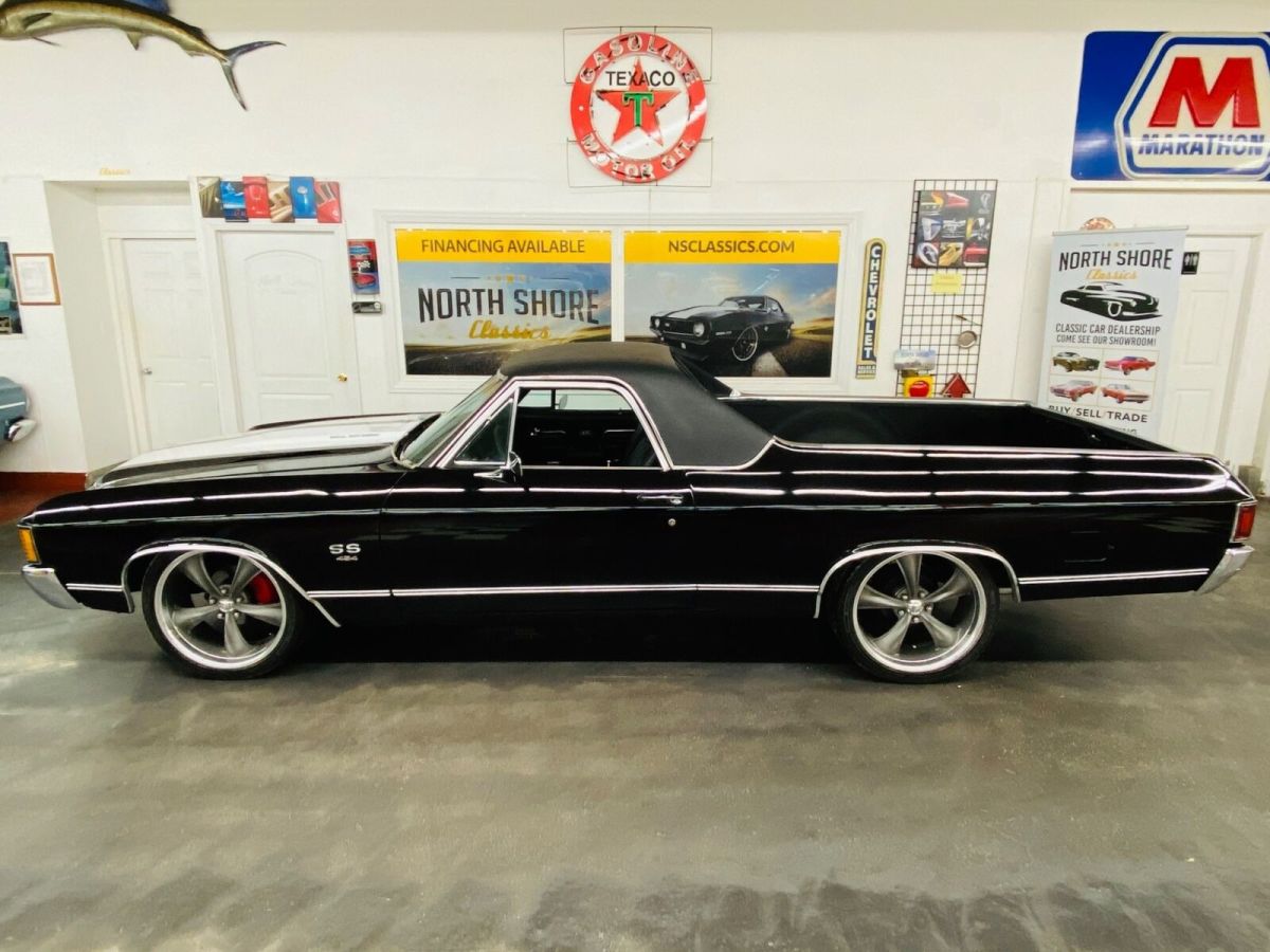1972 Chevrolet El Camino -SUPER SPORT TRIBUTE - 454 ENGINE - TUXEDO BLACK - - photo 3