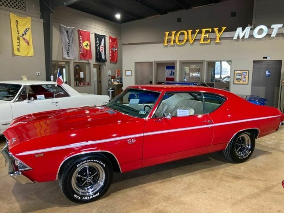 Chevrolet FACTORY "SS" New 502 Crate 461HP positraction 308 rearend 1969 Chevrolet Chevelle Factory SS Restro Mod 502 V8