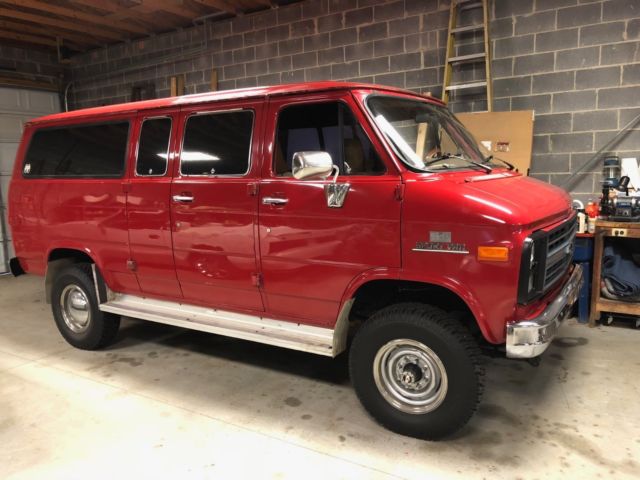 Chevrolet G30 4x4 Quigley Van 1989 Chevrolet G20 Van SportVan