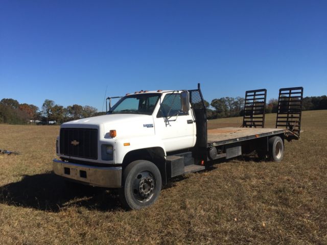 Chevrolet Kodiak Flat bed w/ Hydraulic Ramps - Cat 3116 diesel - 6 speed manual 1994 Chevrolet Other Pickups