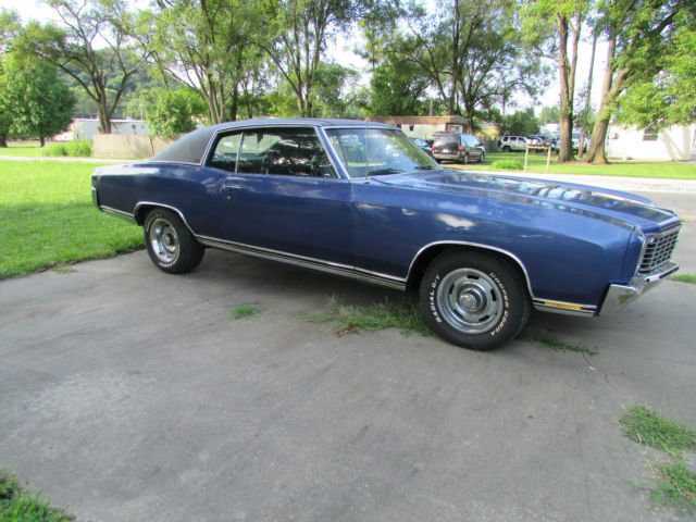 CHEVROLET MONTE CARLO 2 DOOR HARDTOP 1972 Chevrolet Monte Carlo