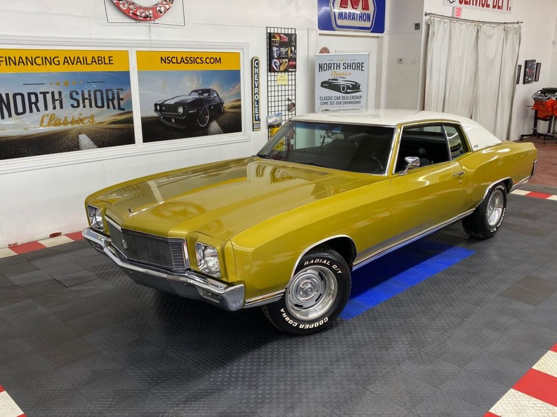 Chevrolet Monte Carlo Placer Gold with 104,210 Miles, for sale! 1971 Chevrolet Monte Carlo - SOUTHERN CAR - VERY CLEAN - NUMBERS MATCHING - S