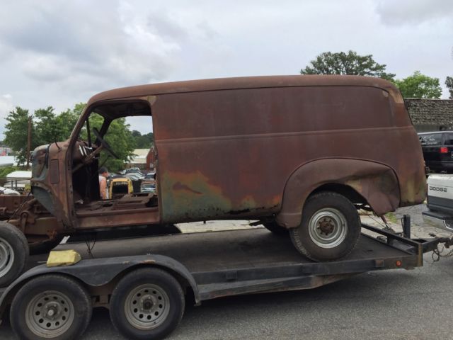 1949 Chevrolet Panel van 3800 GRAVEDIGGER truck bus turbo diesel 3800 - photo 9