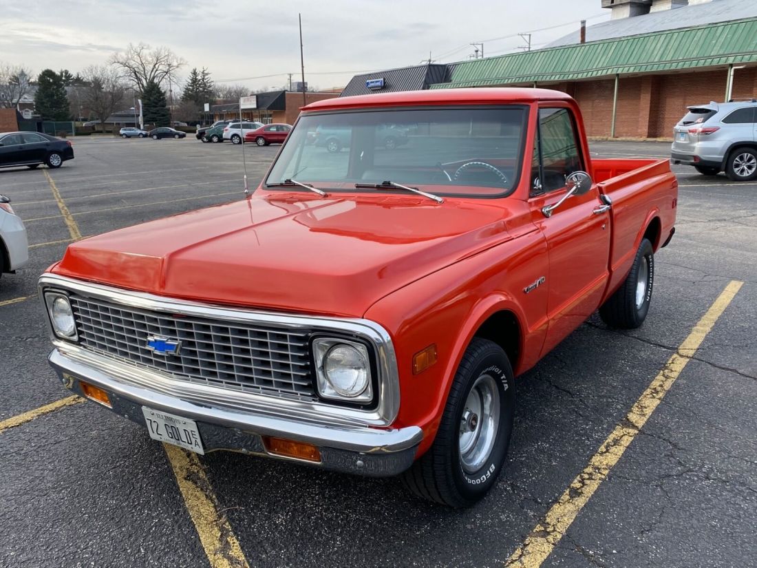 Chevrolet Pickup Orange with 0 Miles, for sale! 1972 Chevrolet Other Pickups Restored C 10 - SEE VIDEO