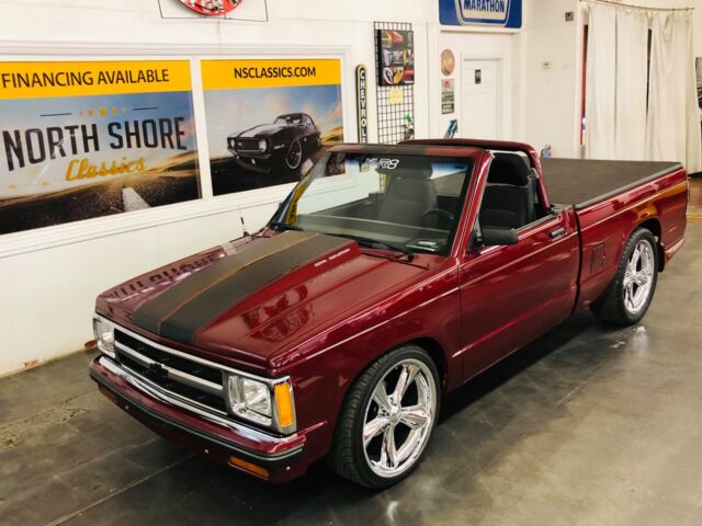 Chevrolet S-10 Burgundy/Maroon with 87,242 Miles, for sale! 1983 Chevrolet S-10 -CUSTOM SHOW TRUCK - REMOVABLE TOP - 383 STROK