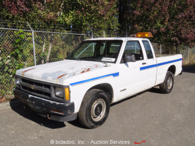 Chevrolet S10 Extended Cab Pick-Up Truck 4.3L V6 Five Speed Automatic 6' Bed A/C 1991 Chevrolet S-10