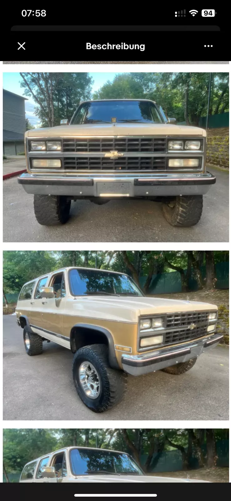 chevrolet suburban 1500 4x4 lift 1989 Chevrolet Suburban