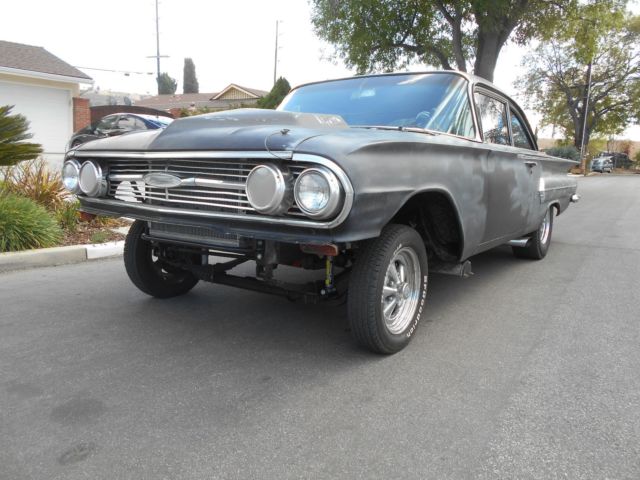 Chevy 1960 old school Gasser straight axle 4 speed 327 sbc 9 inch race drag MORE 1960 Chevrolet Biscayne