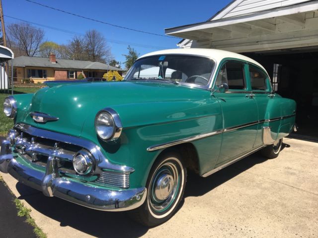 CHEVY 210 4DR NICE ORIGINAL CAR ONE REPAINT 1953 Chevrolet Bel Air/150/210 CHEVY 210 4DR NICE ORIGINAL CAR ONE REPAINT