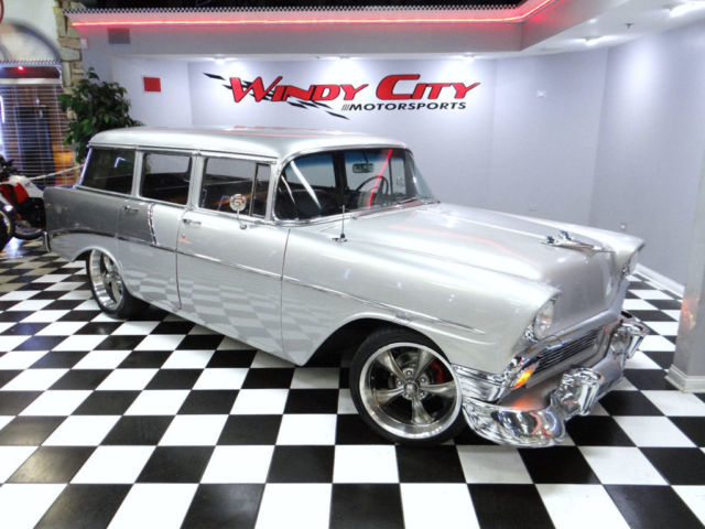 Chevy 210 Wagon Restomod Custom 455 Big Block 20 & 18 1956 Chevrolet Bel Air/150/210