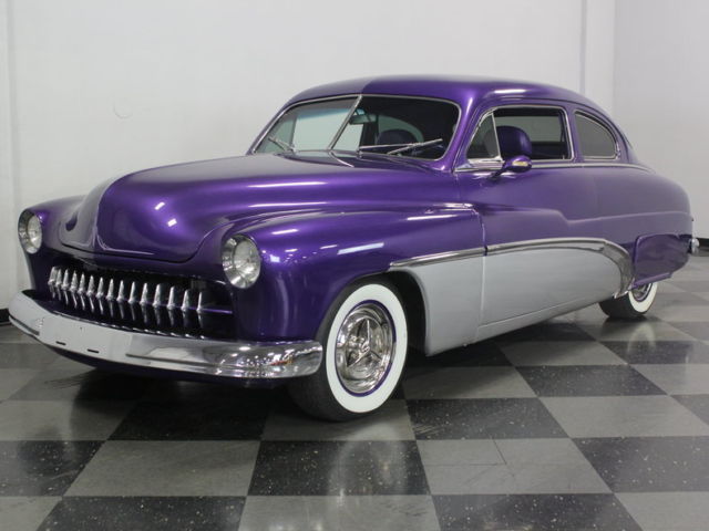 CHEVY 454 V8 WITH 700R4 TRANS, COLD A/C, VERY PROFESSIONALLY DONE LEAD SLED! 1950 Mercury Sedan
