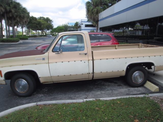 1978 Chevrolet C-10 tan white - photo 3