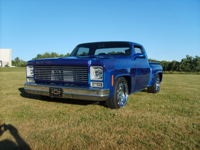 Chevy C10 Stepside, Chop Top, Custom, rat rod, street rod, lowered, hot rod 1978 Chevrolet C-10 Silverado Stepside Custom