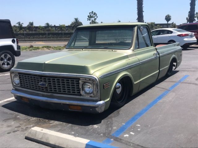CHEVY C10...LS SWAPPED..BAGGED...AC/HEAT..FRAME OFF....50k INVESTED..SUPER NICE, 1971 Chevrolet C-10