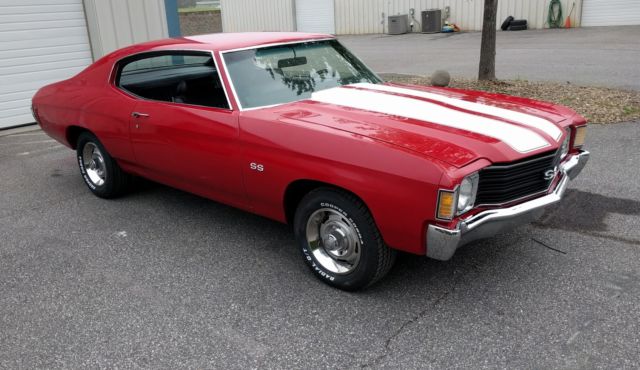 Chevy Chevelle SS 402 big block 4 speed 12 bolt posi RUST FREE CALIFORNIA CAR 1972 Chevrolet Chevelle Base Hardtop 2-Door