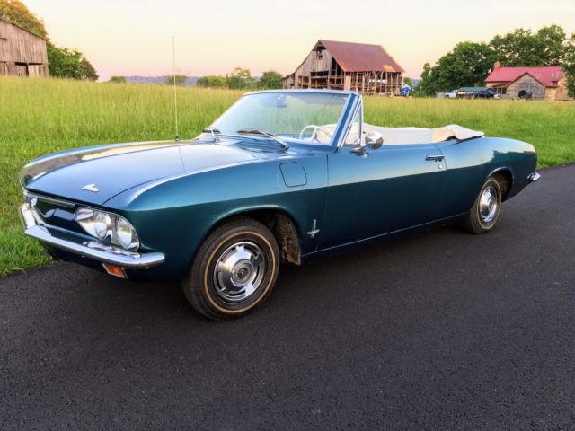 CHEVY CHEVROLET CORVAIR MONZA CONVERTIBLE 110HP AUTOMATIC SURVIVOR UNMOLESTED 1965 Chevrolet Corvair Monza