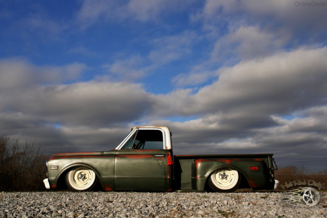 1972 Chevrolet C-10 Slammed Suspension C10 Hot Rod Patina Shop Truck - photo 10