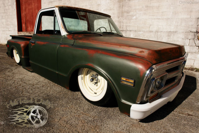 1972 Chevrolet C-10 Slammed Suspension C10 Hot Rod Patina Shop Truck - photo 7