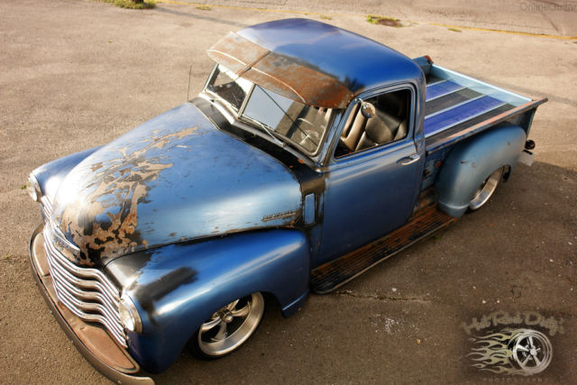 1950 Chevrolet C-10 Slammed Suspension 3100 Hot Rod Patina Shop Truck - photo 13
