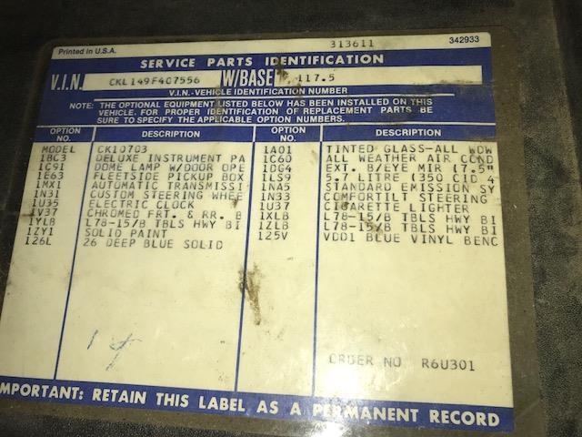 1979 Chevrolet Other Pickups sandbox edition dealer conversion - photo 13