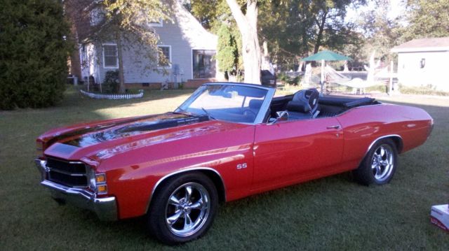Chevy Malibu Chevelle SS 2-Door Covertible 1971 Chevrolet Chevelle SS