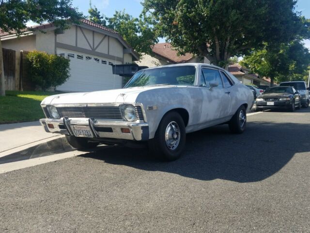CHEVY NOVA 1969 V8 ENGINE RUNNING DRIVING CAR 3spd trany, NEW LEATHER INTERIOR, 1969 Chevrolet Nova