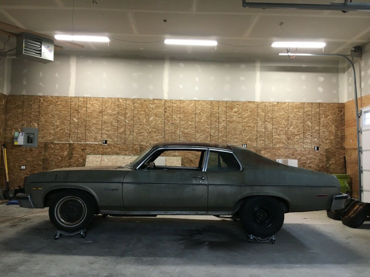 Chevy Nova hatchback not SS original factory buckets, tilt, AC automatic Project 1973 Chevrolet Nova custom