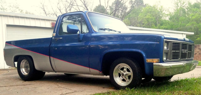 CHEVY PRO STREET BIG TIRE BACK HALF 4 LINK FORD 9" 383 DAILY DRIVER RESTO MOD 1985 Chevrolet Silverado 1500 PRO STREET Chevy c-10 ck 1500 other Gmc Truck SS