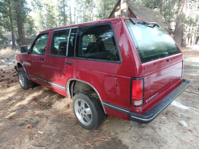 Chevy S-10 Blazer, Time Capsule, Original Paint, Clean Interior, Runs Well, 4WD, 1993 Chevrolet Blazer 4WD NO RESERVE !