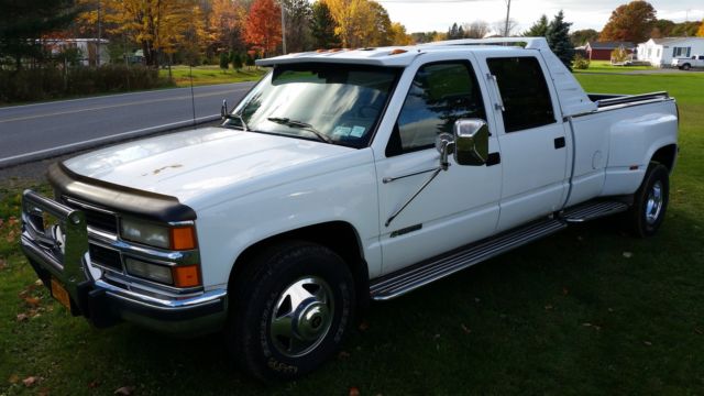 Chevy silverado 3500 crew cab long bed dually diesel pickup truck 1994 Chevrolet Silverado 3500 Silverado