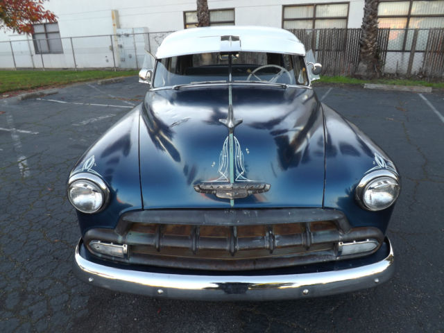 1952 Chevrolet Bel Air/150/210 Traditional 60s Ranfla Mild Custom Blue Lowrider - photo 3