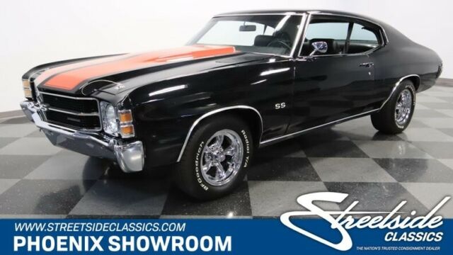 Chevy Super Sport V8 Stroker Auto Classic Vintage Collector Clone Black Receipts 1971 Chevrolet Chevelle SS Tribute