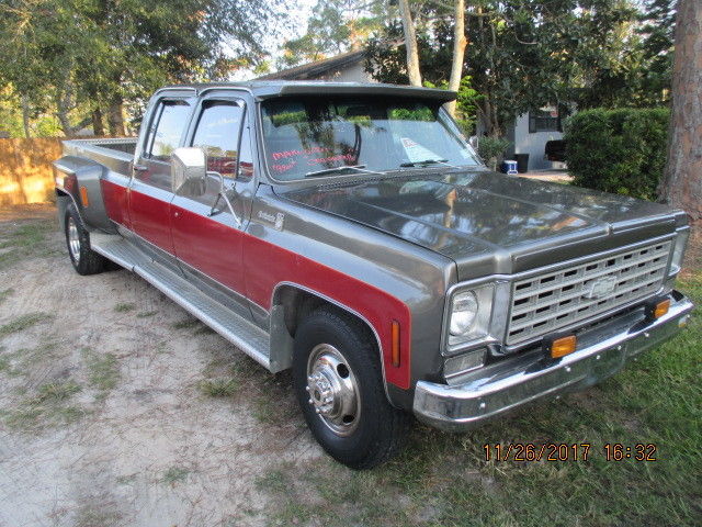 chevy truck C20 C30 relisted dually 4 door big block 1976 Chevrolet Other Pickups scotsdale
