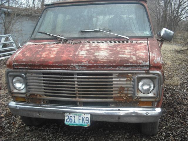 Chevy Van Ready to Customize Hippy Van V8 Auto 1977 Chevrolet C-10 Chevy Van 10