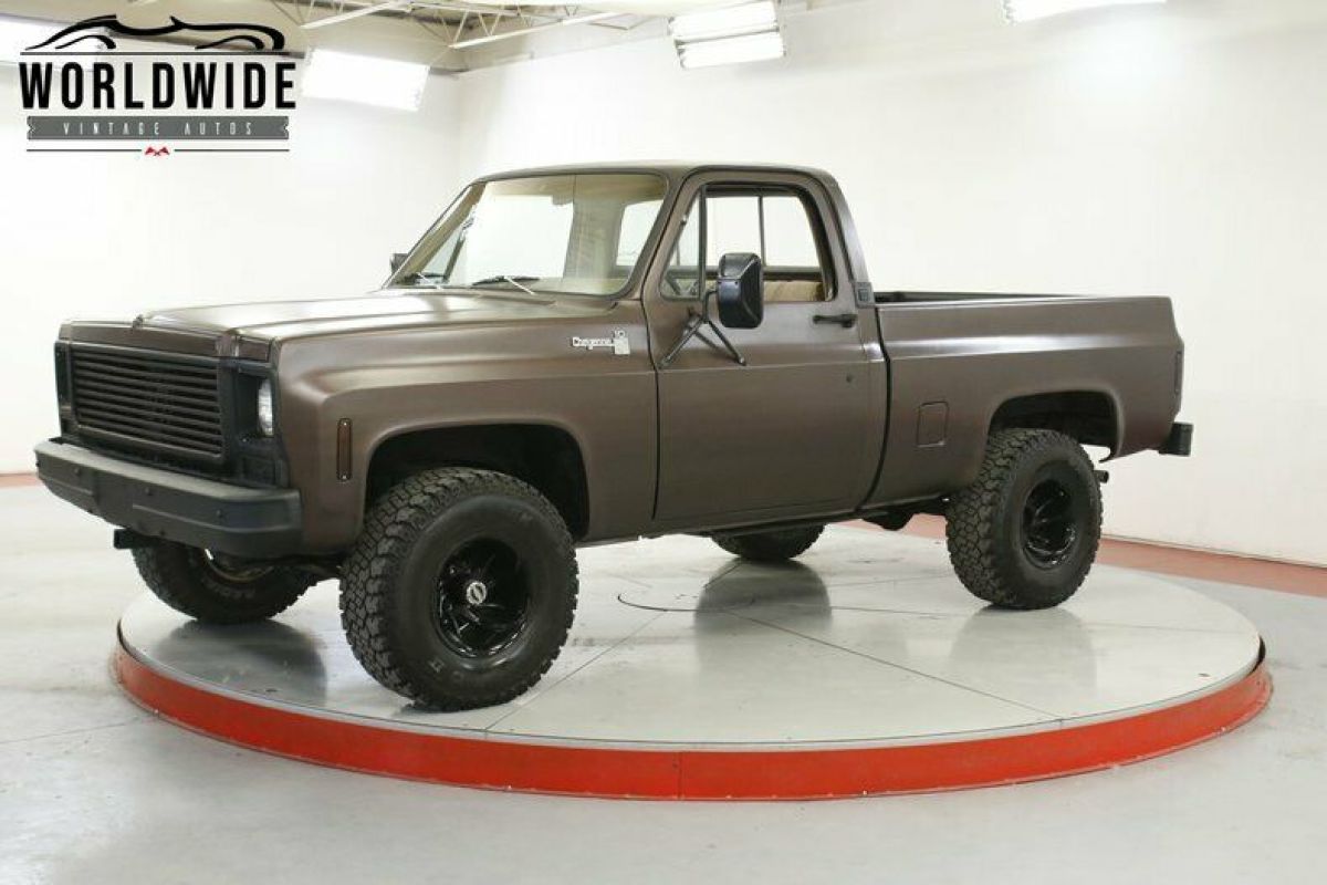 CHEYENNE 10 SHORT BOX V8 4-SPEED 4X4 PB LIFTED MUST SEE 1979 Chevrolet K10