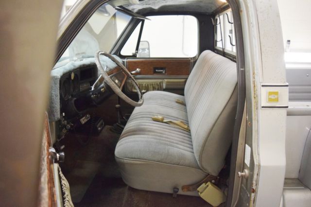 1975 Chevrolet C-10 CHEYENNE: 1-OWNER 4X4 STEP-SIDE W/REBUILT ENG - photo 5
