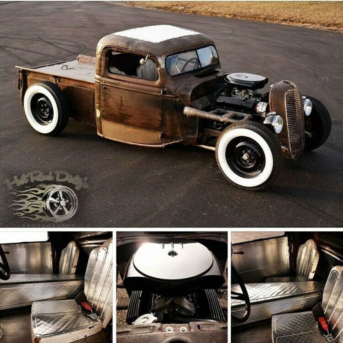 1937 Ford F-100 Shortbed F100 C10 3100 Hotrod Street Rat Apache