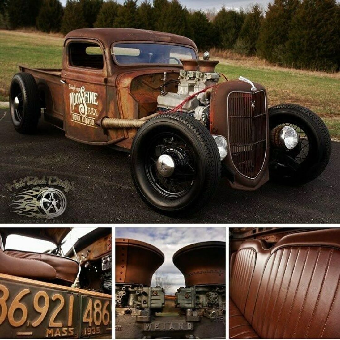 1935 Ford F-100 Shortbed F100 C10 3100 Hotrod Street Rat Apache - photo 2