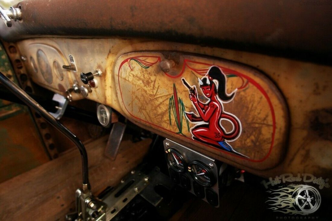 1935 Ford F-100 Shortbed F100 C10 3100 Hotrod Street Rat Apache - photo 9