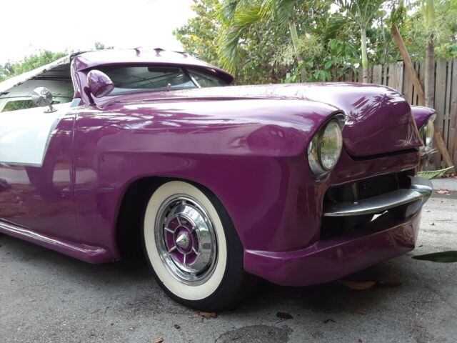 Chopped 1951 shoebox ford Kustom 327 Carson Top Convertible Leadsled HOT ROD 51 1951 Ford Victoria KUSTOM