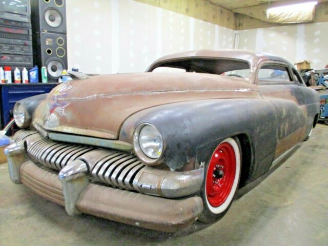 Chopped, Channeled, & Sectioned 401 Buick Nail Head V-8, Auto, Kustom No Reserve 1951 Mercury Custom 2 Door