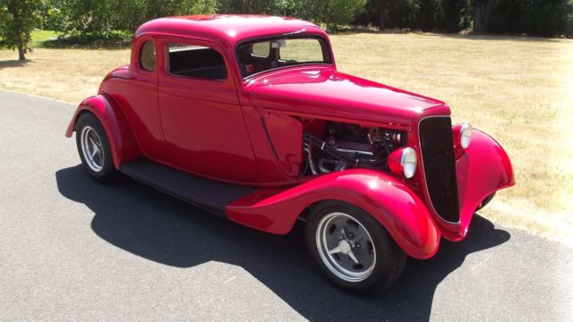 Chopped HENRY STEEL 1934 Ford 5 Window Coupe one of a Kind Show Stopper 1934 Ford CHOPPED FIVE WINDOW COUPE CHOPPED FIVE WINDOW COUPE