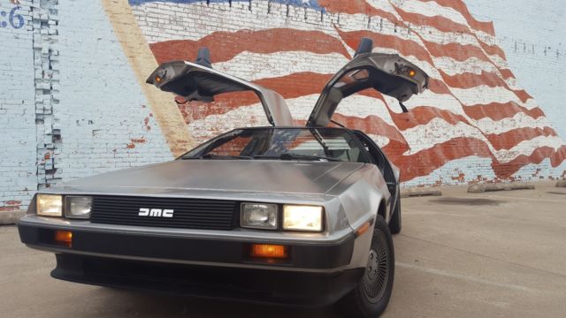 christopher lloyd signed,gun metal rims, gas flap hood. #553 sold +extras 1981 DeLorean DMC 12 Base Coupe 2-Door