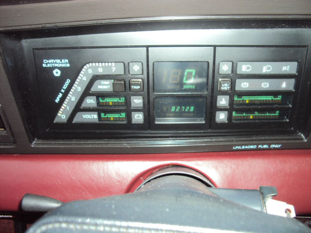 1985 Chrysler daytona  turbo-z - photo 13