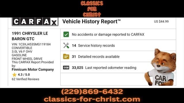 1991 Chrysler Le Baron Highline - photo 9