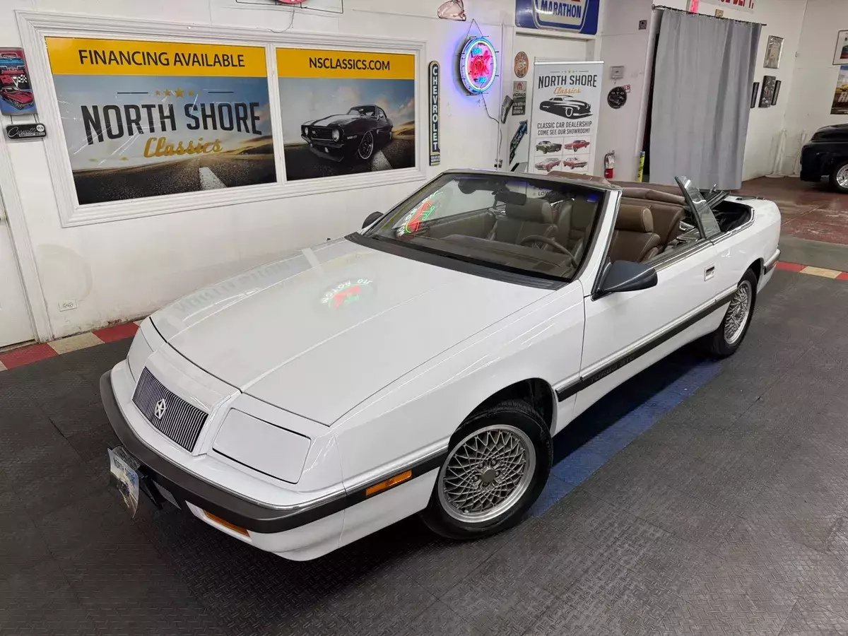Chrysler Le Baron White with 41,842 Miles, for sale! 1989 Chrysler Le Baron GT Turbo-SEE VIDEO