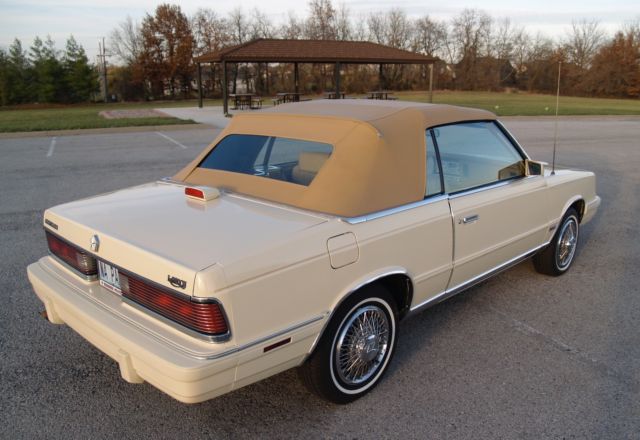 1986 Chrysler LeBaron Mark Cross Edition - photo 5
