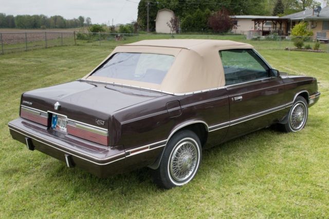 1982 Chrysler LeBaron 2 Door Convertible - photo 4